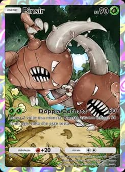 Pinsir card in Italian