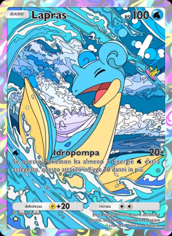 Lapras card in Italian