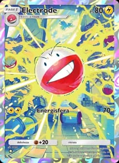 Electrode card in Italian