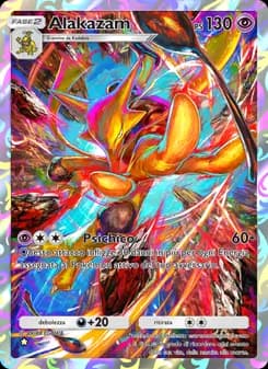 Alakazam card in Italian