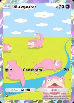 Slowpoke card in Italian