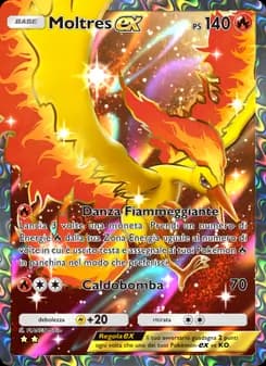 Moltres-ex card in Italian