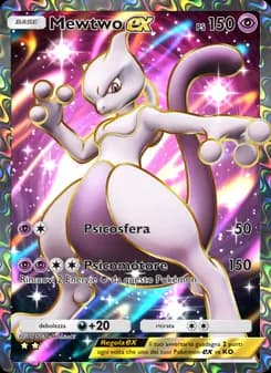 Mewtwo-ex card in Italian