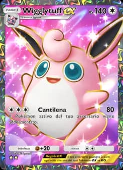 Wigglytuff-ex card in Italian
