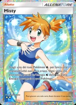Misty card in Italian