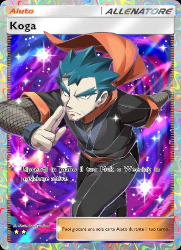 Koga card in Italian