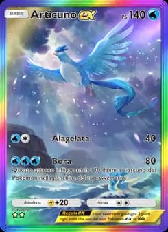 Articuno-ex card in Italian