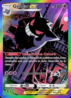 Gengar-ex card in Italian