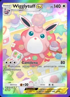Wigglytuff-ex card in Italian