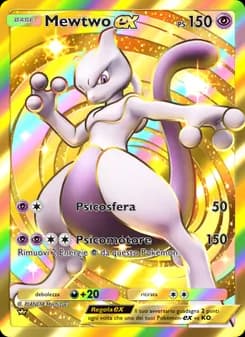 Mewtwo-ex card in Italian