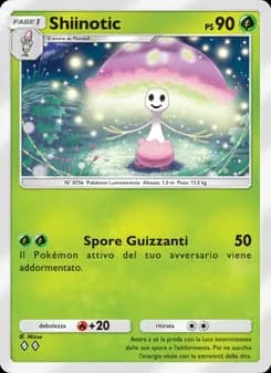 Shiinotic card in Italian