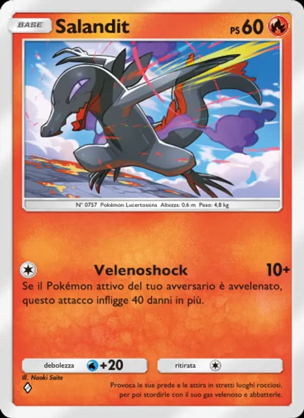 Salandit card in Italian