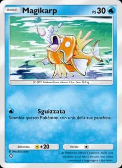 Magikarp card in Italian
