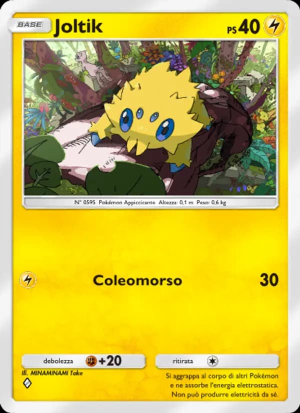 Joltik card in Italian