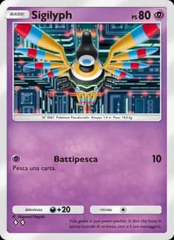Sigilyph card in Italian