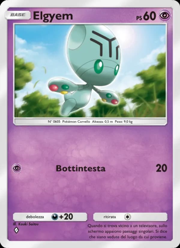 Elgyem card in Italian