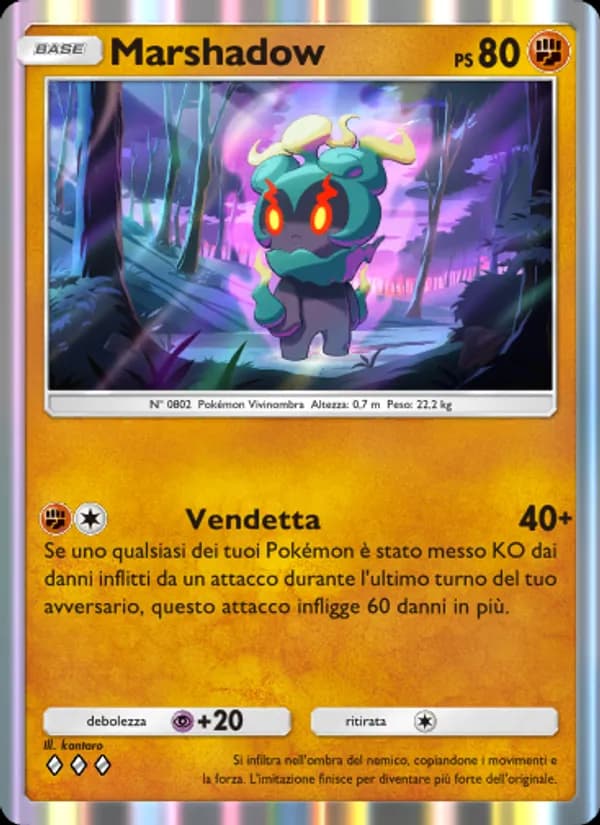 Marshadow card in Italian