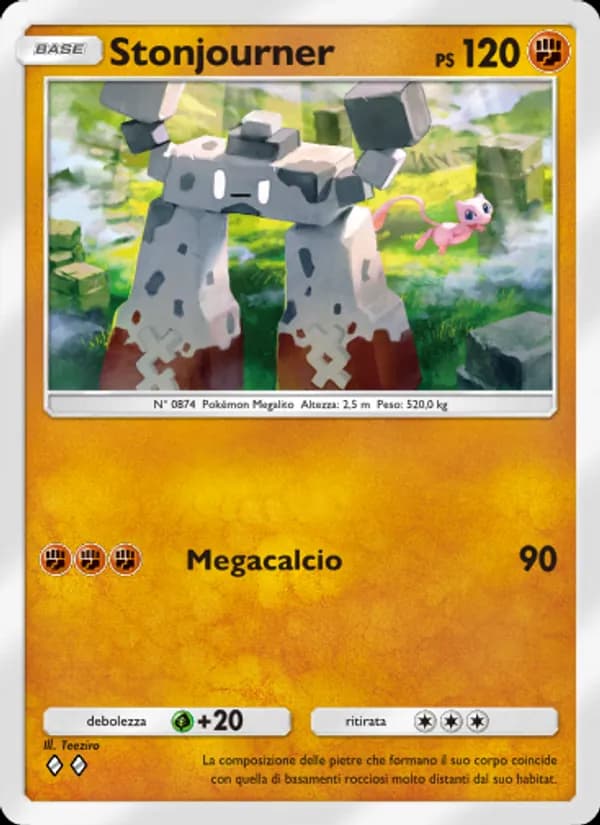 Stonjourner card in Italian