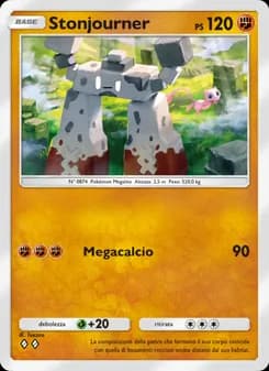 Stonjourner card in Italian