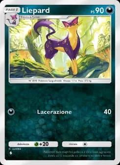 Liepard card in Italian