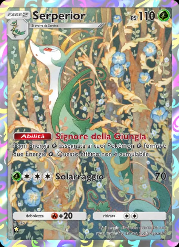 Serperior card in Italian