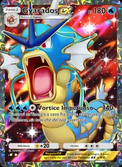Gyarados-ex card in Italian