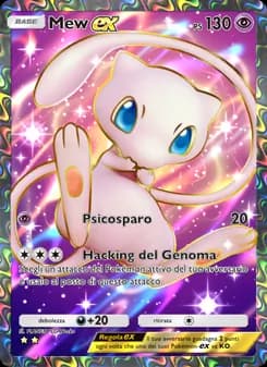 Mew-ex card in Italian