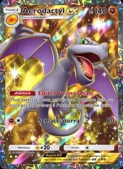Aerodactyl-ex card in Italian