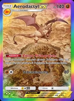 Aerodactyl-ex card in Italian