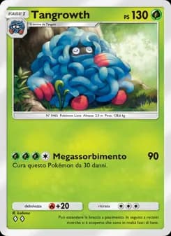 Tangrowth card in Italian