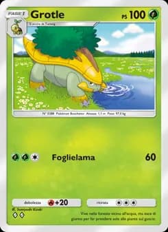 Grotle card in Italian