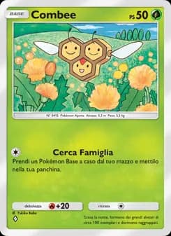 Combee card in Italian
