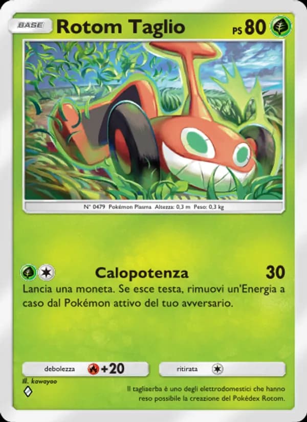Rotom Taglio card in Italian
