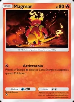 Magmar card in Italian