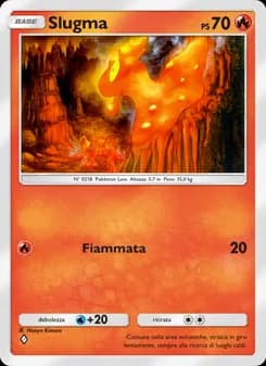 Slugma card in Italian