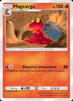 Magcargo card in Italian