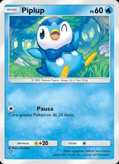Piplup card in Italian