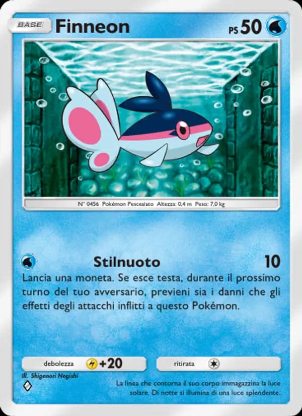 Finneon card in Italian