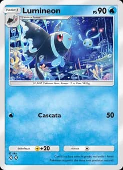 Lumineon card in Italian
