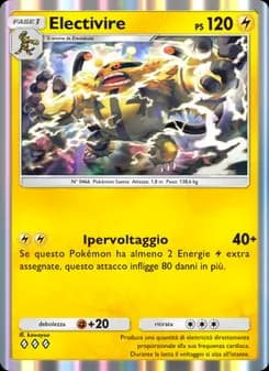 Electivire card in Italian