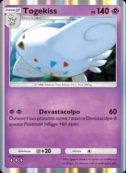 Togekiss card in Italian