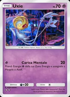 Uxie card in Italian