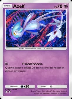 Azelf card in Italian