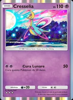Cresselia card in Italian