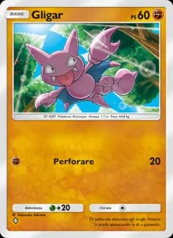 Gligar card in Italian