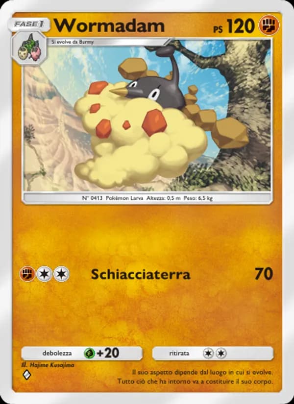 Wormadam card in Italian
