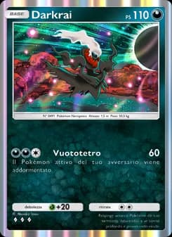 Darkrai card in Italian