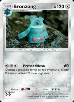 Bronzong card in Italian
