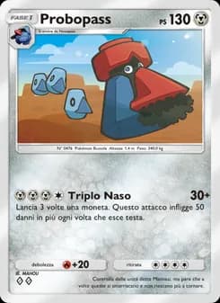 Probopass card in Italian