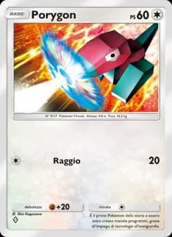 Porygon card in Italian